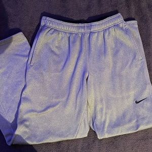 Gray Nike sweatpants